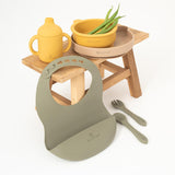 VAJILLA 7 PZAS SILICONA GREEN