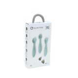 SET CUBIERTOS DE APRENDIZAJE SILICONA BLUE