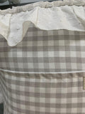 Bolso Panera para coche Vichy Gris