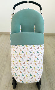 SACO SILLA UNIVERSAL ESTAMPADO DINO