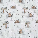 SACO CAPAZO COCHE COLOR MENTA Y ESTAMPADO OSO Y COLMENA