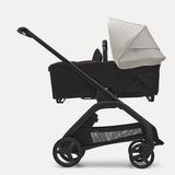 Bugaboo Dragonfly chasis negro base negra caporta misty white