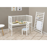 CUNA MADERA BASIC BLANCA CONVERTIBLE EN ESCRITORIO