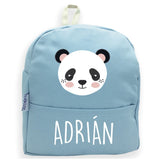 MOCHILA AZUL PERSONALIZADA DE BEBÉ PARA GUARDERIA