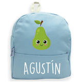 MOCHILA AZUL PERSONALIZADA DE BEBÉ PARA GUARDERIA