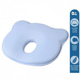 Almohada plagiocefalia para bebés azul