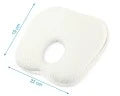 Almohada plagiocefalia para bebés Blanca