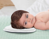 Almohada plagiocefalia para bebés Blanca