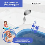 BAÑERA INFANTIL PLEGABLE COMPACTA ANTIDESLIZANTE CON PATAS BUBBA