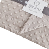 Manta Microfibra  Gris Dots Bimbidreams