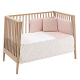 COLCHA + PROTECTOR CUNA 60 I-V. CALMA ROSA 60x120x3 CM
