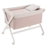 MINICUNA TIJERA MADERA TENDER BLUSH/BCO 55x87x74 CM