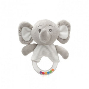 Sonajero Peluche Elefante Gris