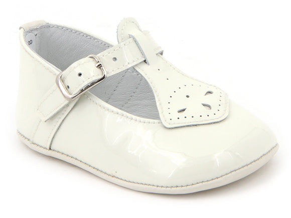 ZAPATITOS NIÑO NACARADO BEIGE